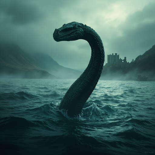 Portrait de Monstre du Loch Ness (Nessie), Mythologie, XXe siècle