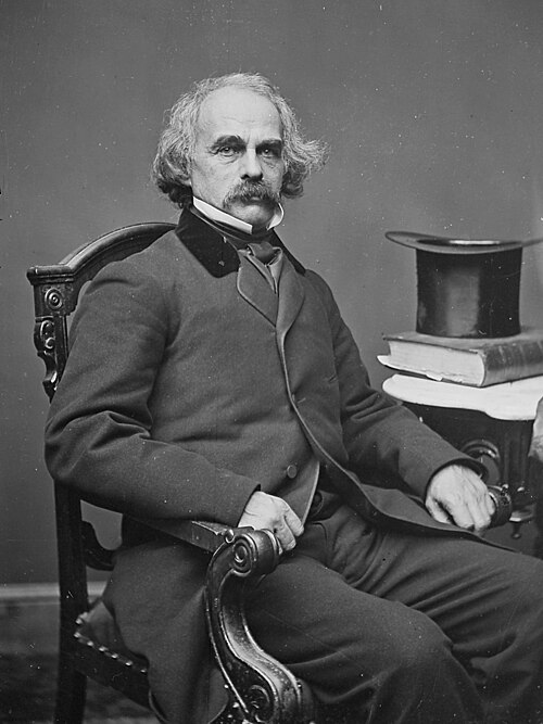 Portrait de Nathaniel Hawthorne, Lettres, XIXe siècle, 1804 — 1864
