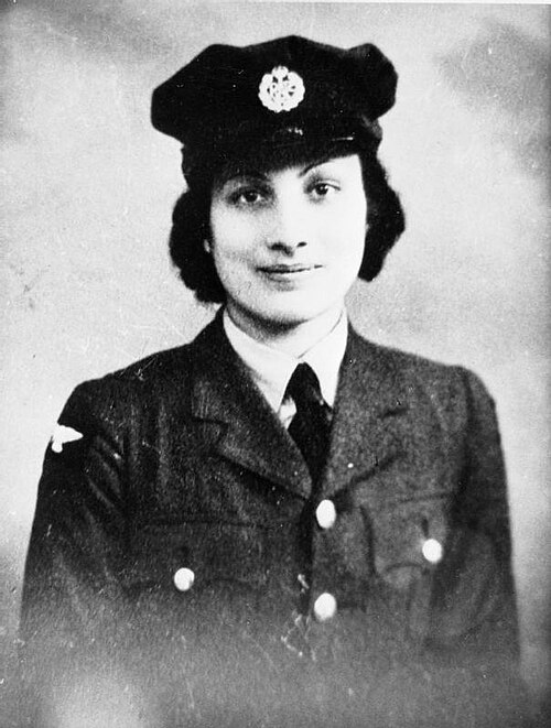 Portrait de Noor Inayat Khan, Militaire, XXe siècle, 1914 — 1944