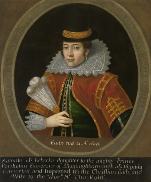 Portrait de Pocahontas