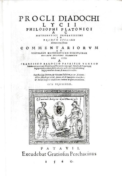 Portrait de Proclus, Philosophie, Antiquité, 412 — 485