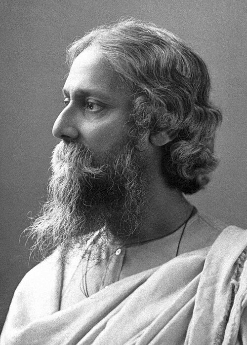 Portrait de Rabindranath Tagore