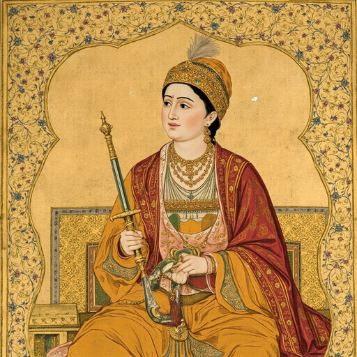 Portrait of Razia Sultana