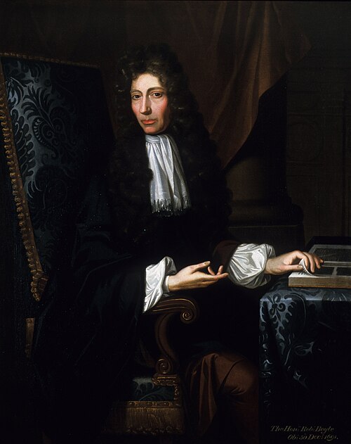 Portrait of Robert Boyle, Sciences, Early Modern, 1627 — 1691