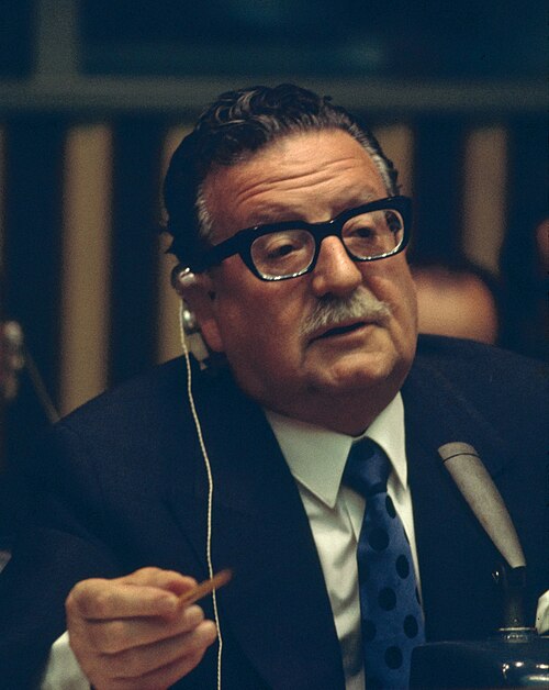 Portrait of Salvador Allende, Politics, 20th Century, 1908 — 1973