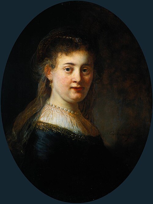 Portrait of Saskia van Uylenburgh, Visual Arts, Early Modern, 1612 — 1642