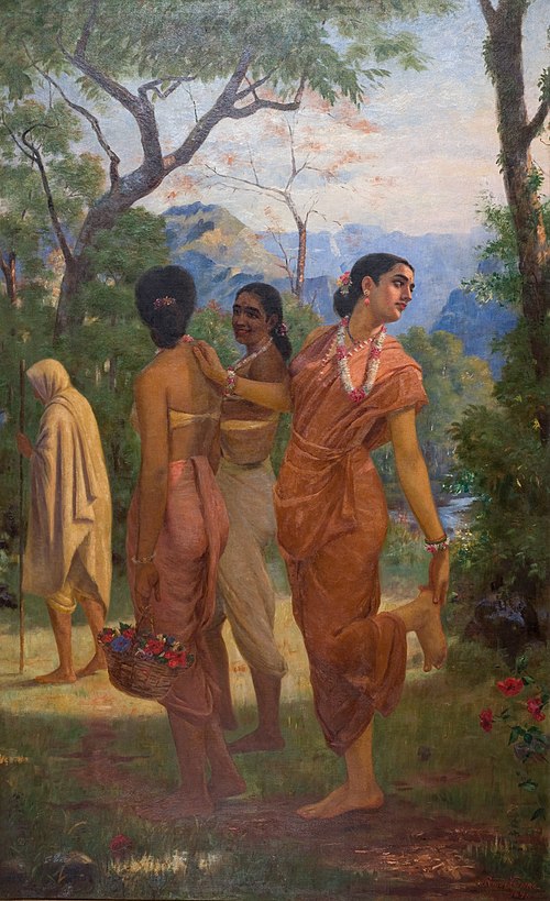 Portrait de Shakuntala, Arts visuels, Antiquité