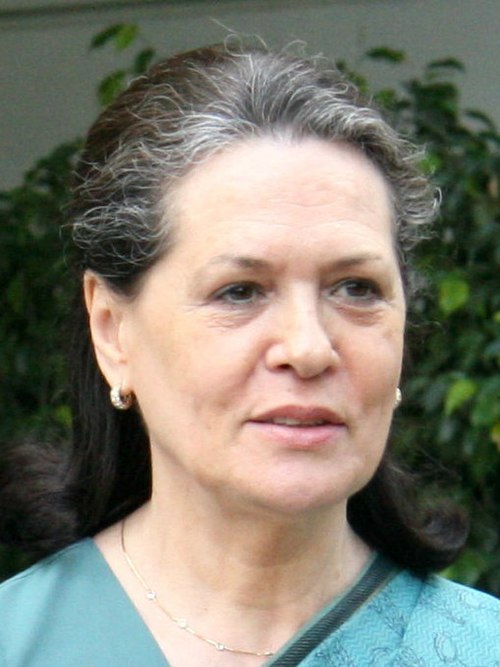 Portrait de Sonia Gandhi