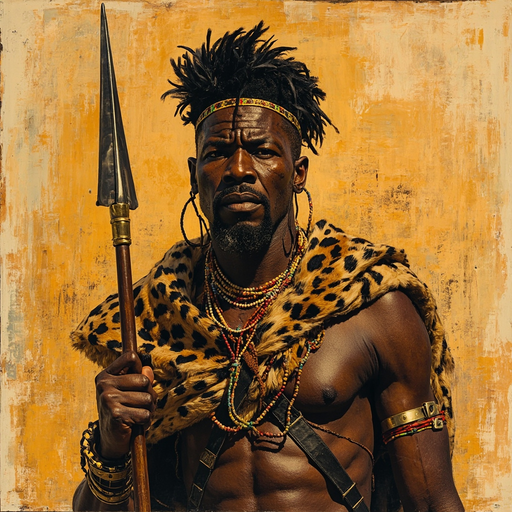 Portrait de Soshangane, Militaire, XIXe siècle, 1790 — 1859