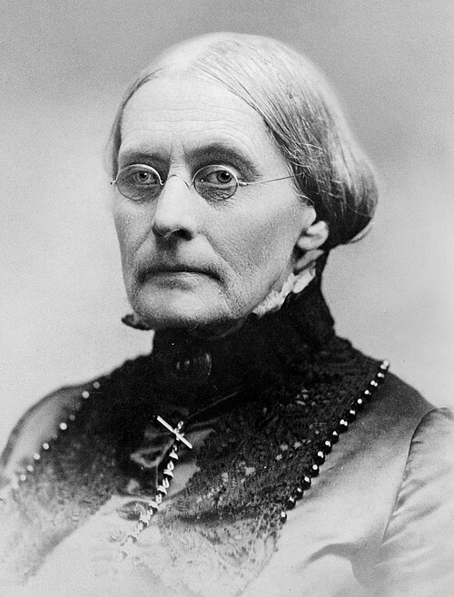 Portrait of Susan B. Anthony, Politics, 19th Century, 1820 — 1906