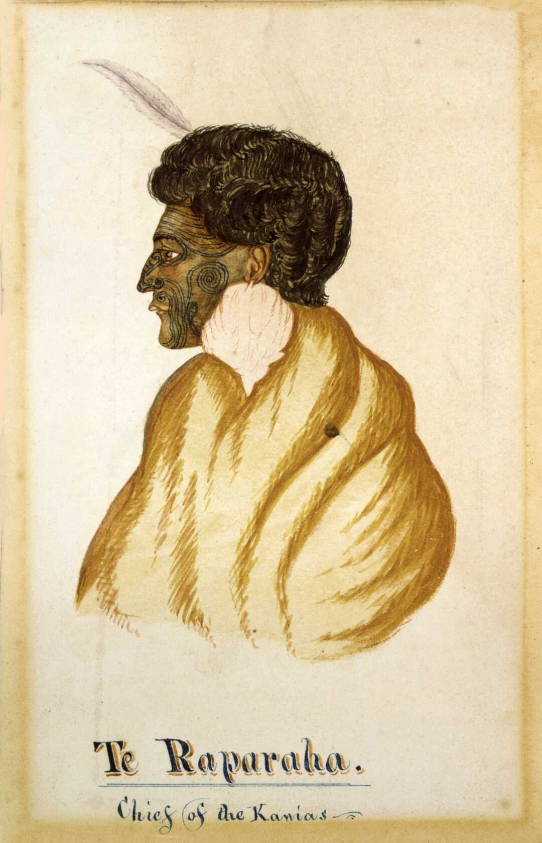 Portrait of Te Rauparaha, Military, Early Modern, 1768 — 1849