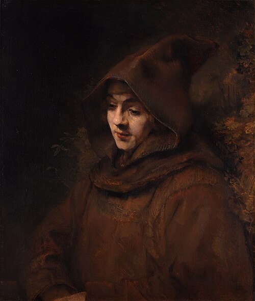 Portrait de Titus van Rijn, Arts visuels, Antiquité, 1641 — 1668