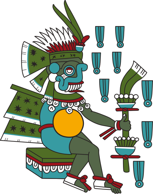Portrait de Tlaloc, Mythologie, Avant J.-C.
