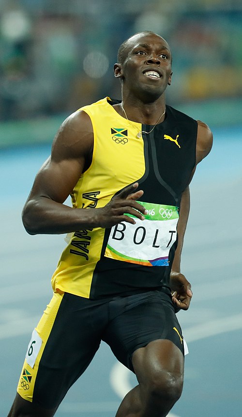 Portrait of Usain Bolt