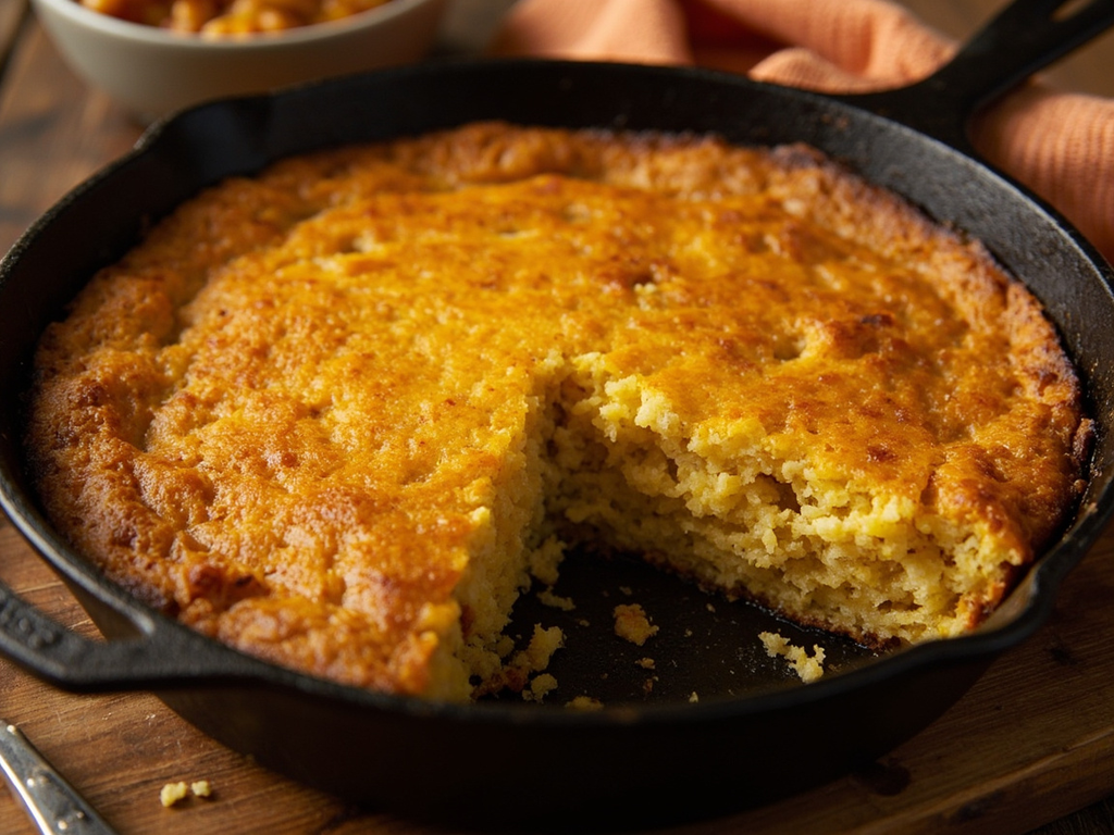 Moist cornbread for the road (Southern cornbread)