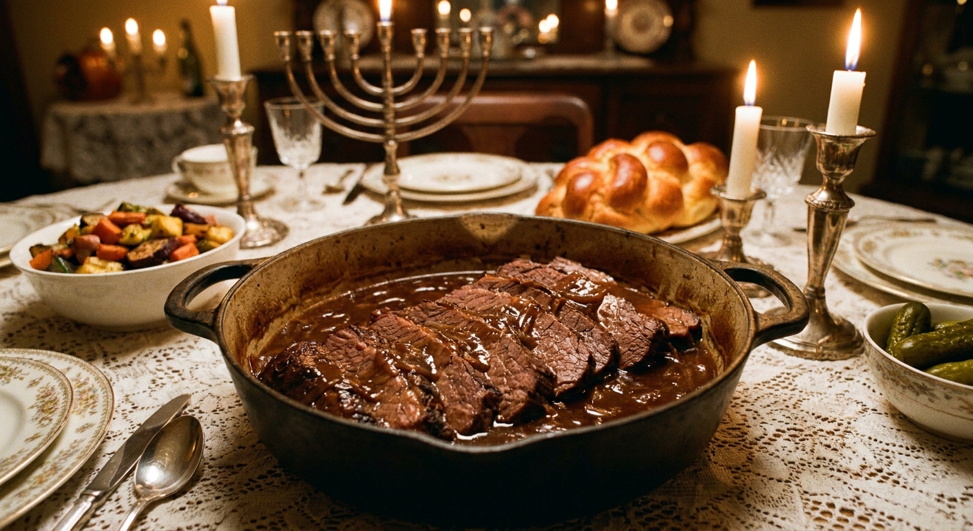 Braised Shabbat Brisket