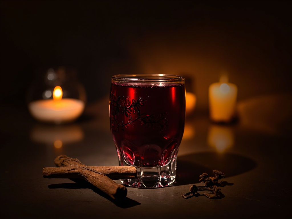 Hypocras with wine and spices