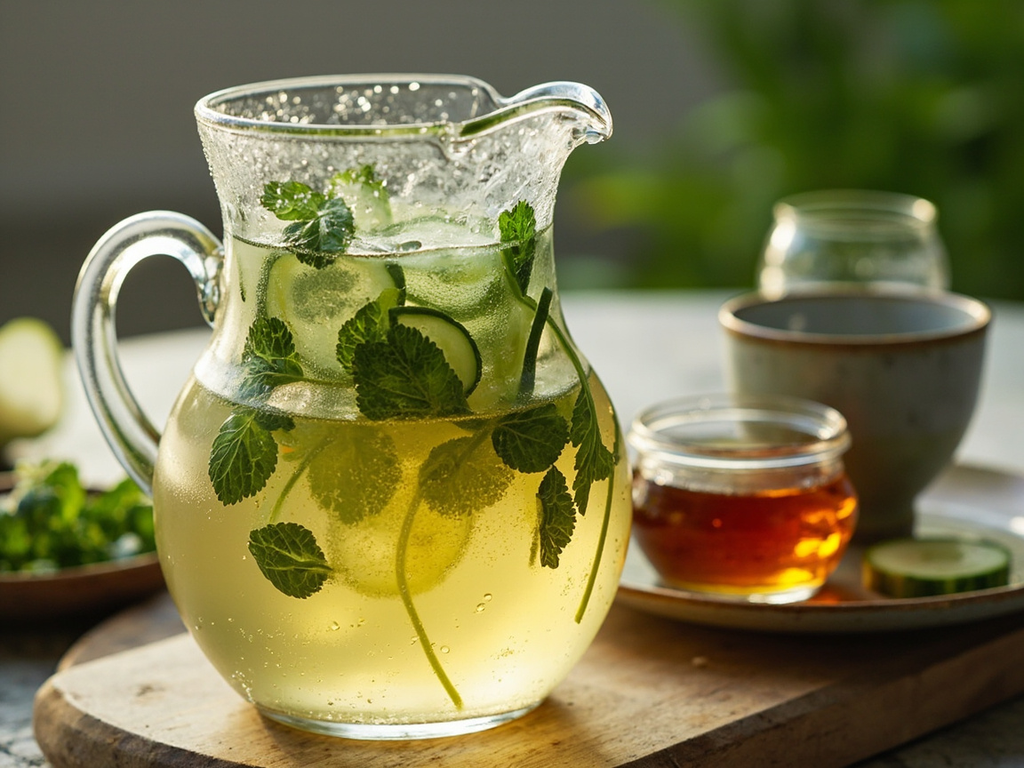 Sekanjabin — sirop de miel et de vinaigre à la menthe