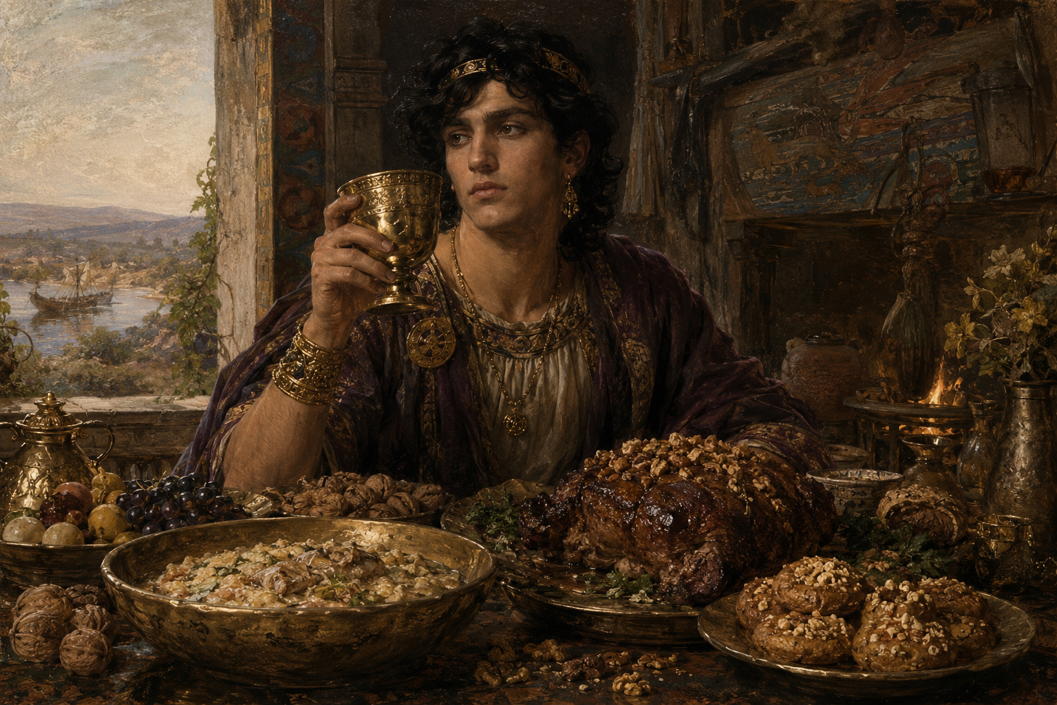 Absyrtos at the table