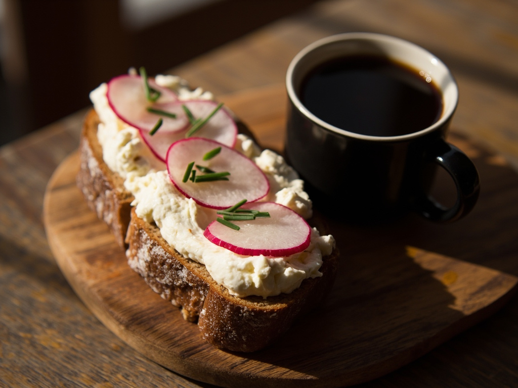 Workshop Tartine with Platte Kaas and Radishes