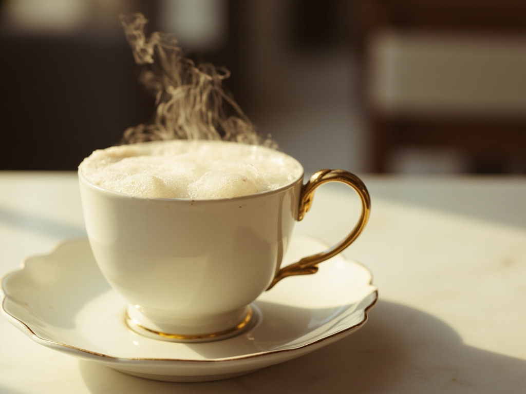 Bavaroise au lait des cafés savants