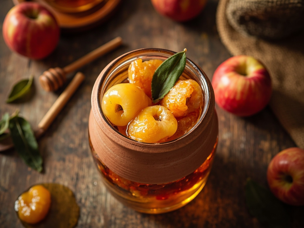 Avalon Apples Preserved in Honey