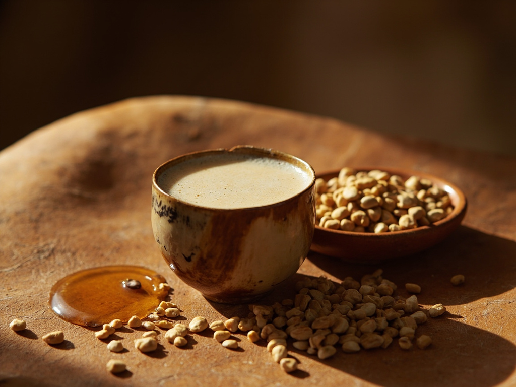 Sawīq — toasted barley flour drink