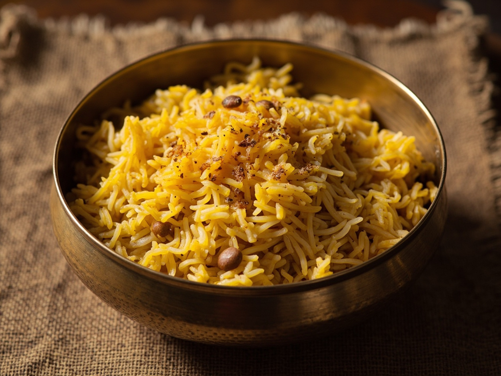 Emperor's Khichri (Rice and Mung Lentils with Ghee)