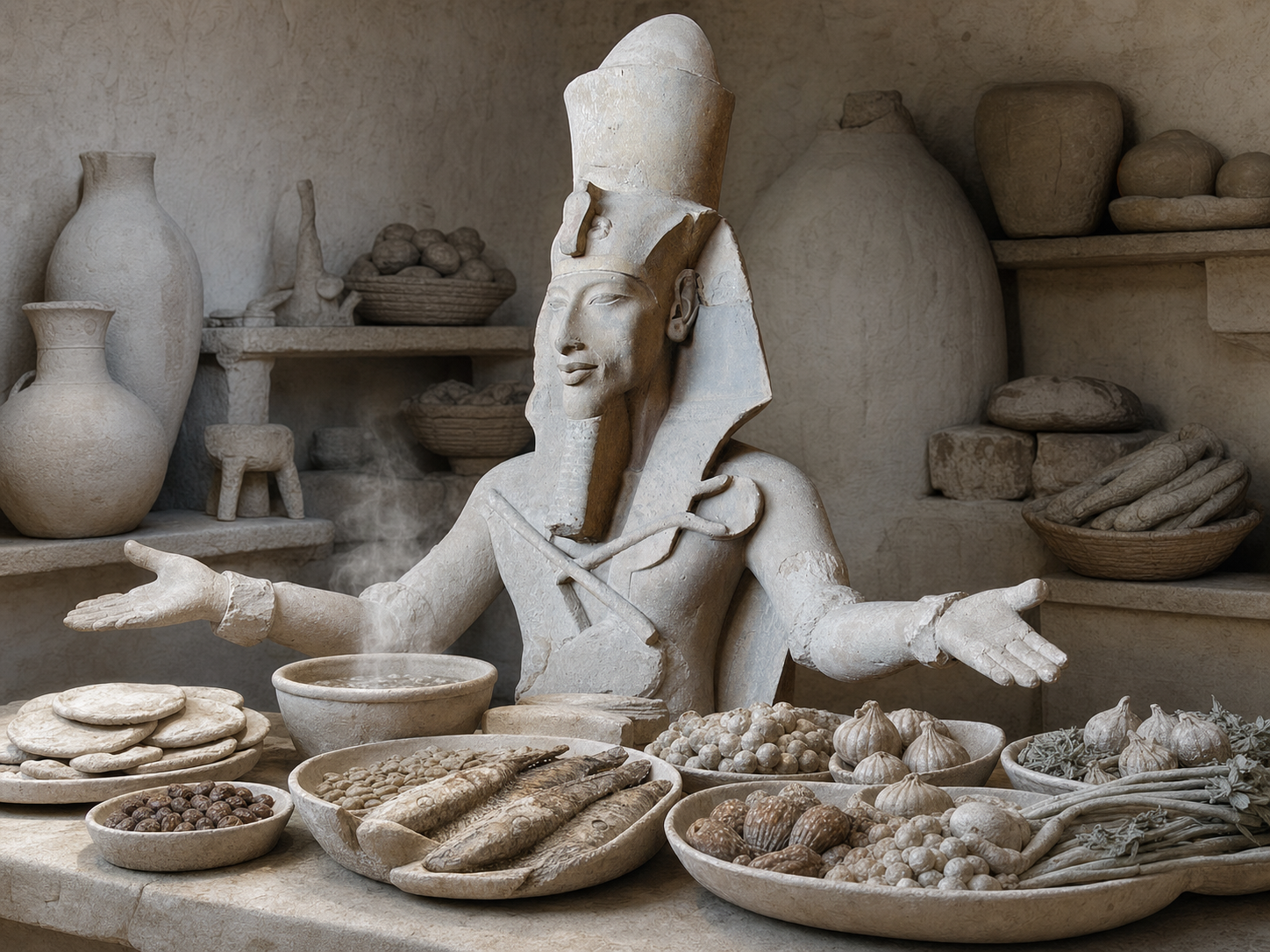 Akhenaten at the table