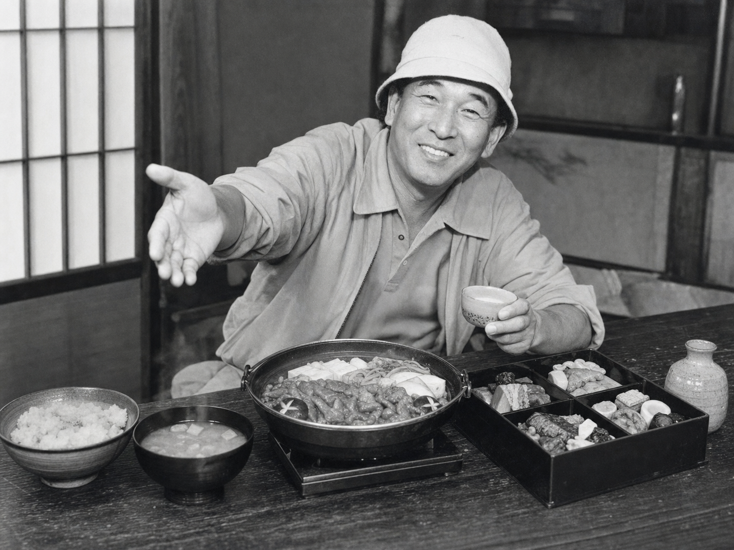 Akira Kurosawa à table