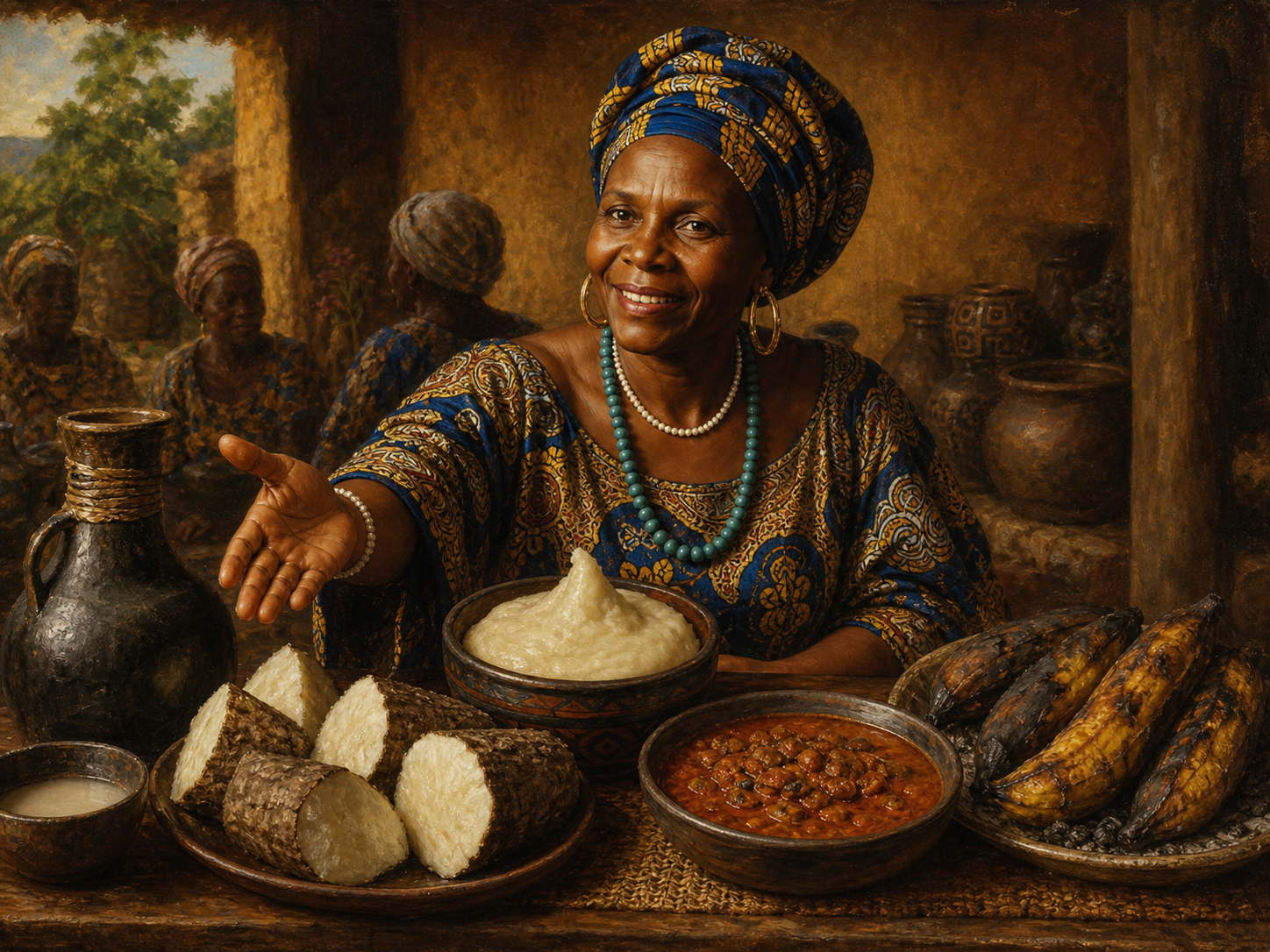 Akwa Boni à table