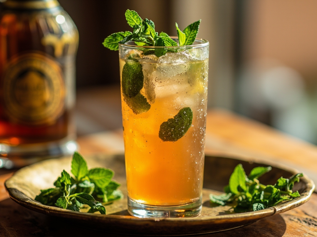 Sikanjabīn — Oxymel of Honey, Vinegar, and Mint