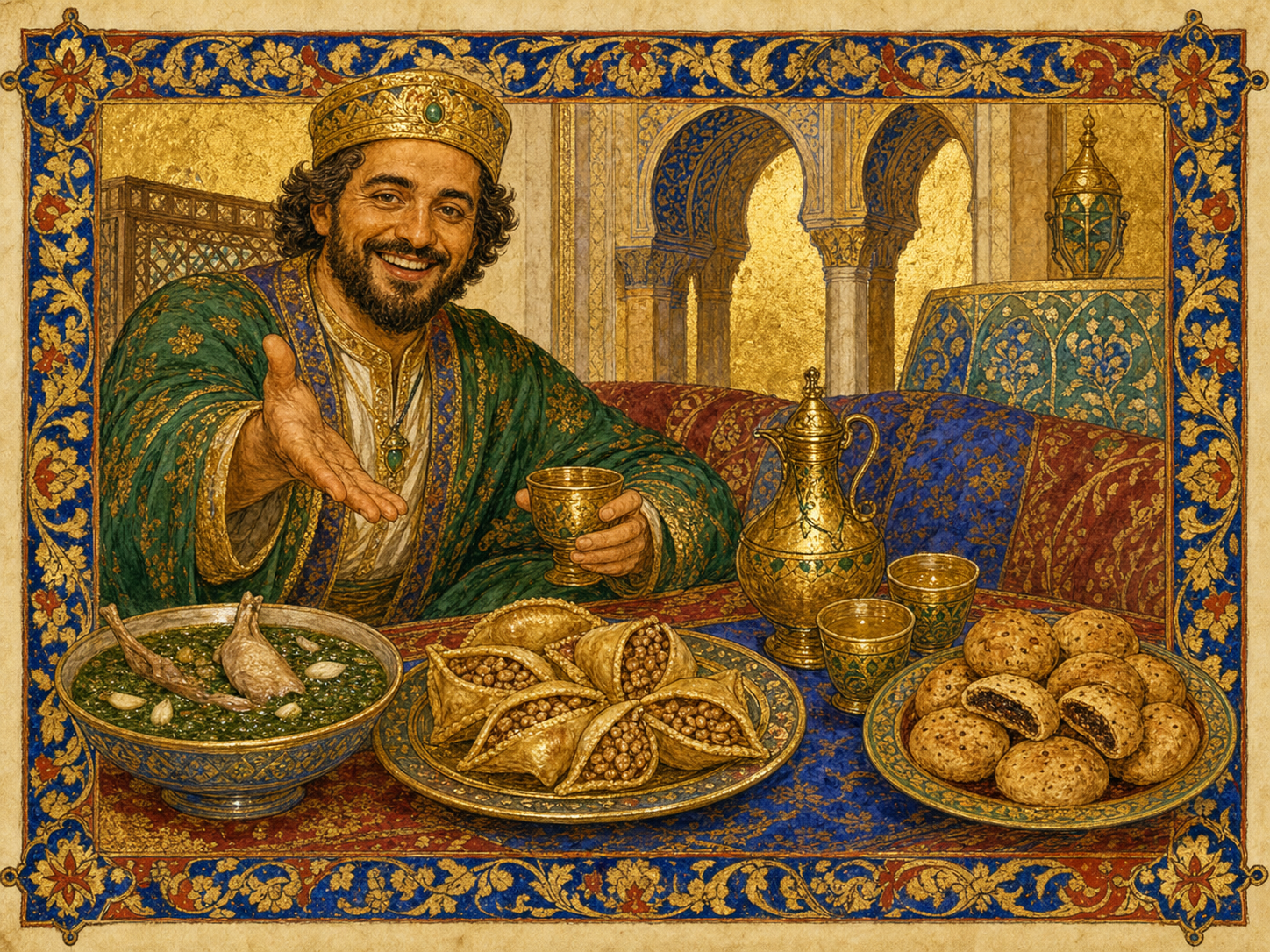 Al-Hakim bi-Amr Allah à table