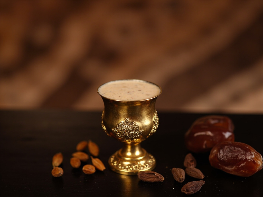 Sharbat aux dattes et au lait