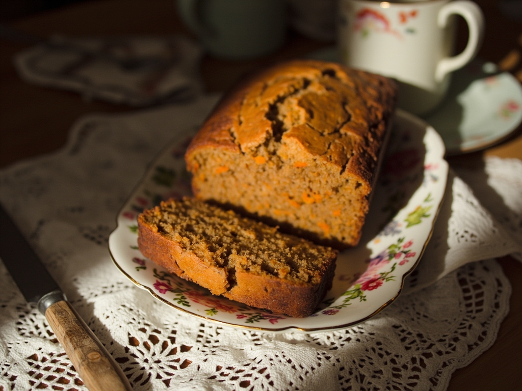 Wartime Carrot Cake (Eggless)