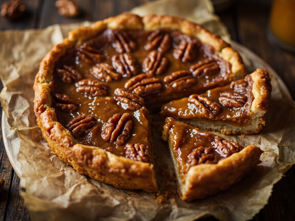 Bündner Nusstorte — Grisons Caramelized Walnut Tart