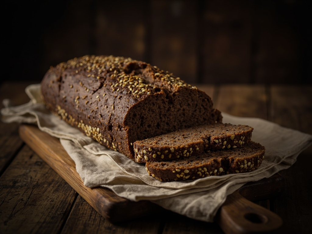 Pain noir au seigle et à la coriandre (façon borodinski)
