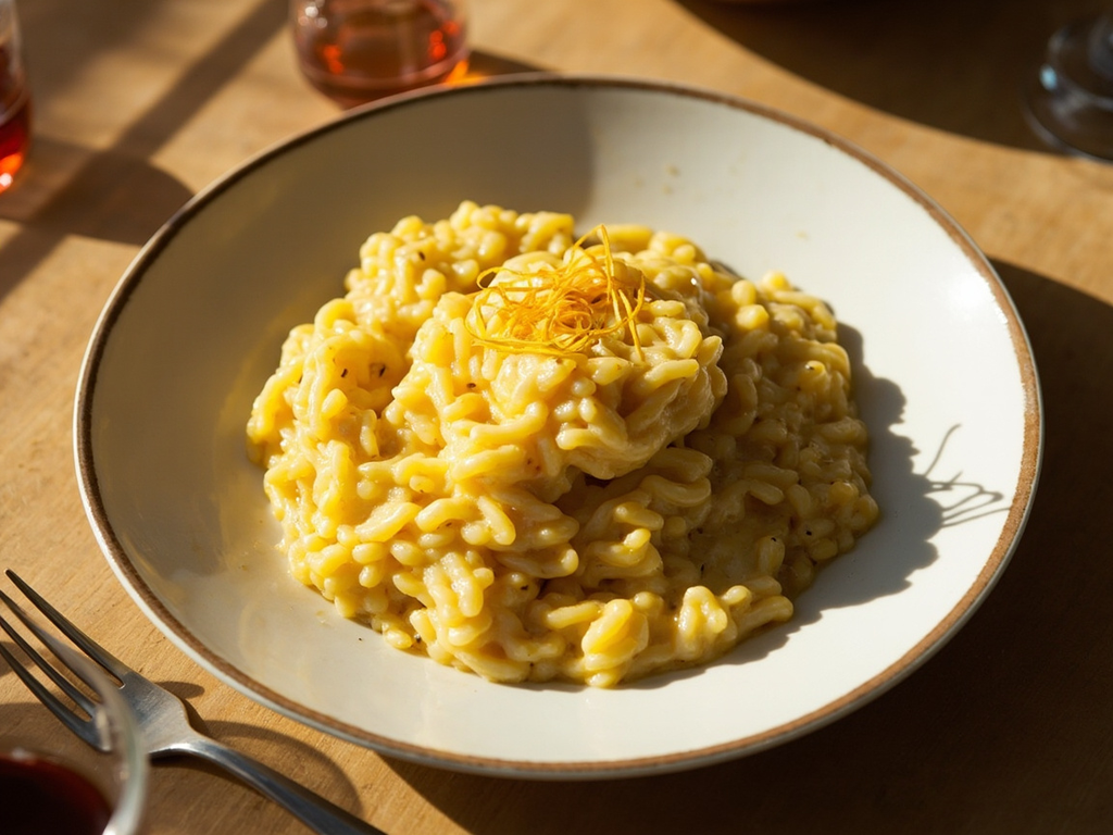 Saffron risotto alla milanese