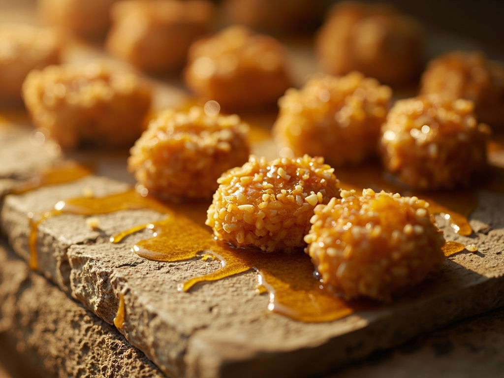 Honey and Sesame Cakes for Libation