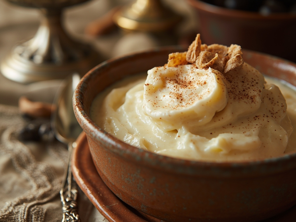Manjar blanco — Capon Blancmange with Almond and Rice