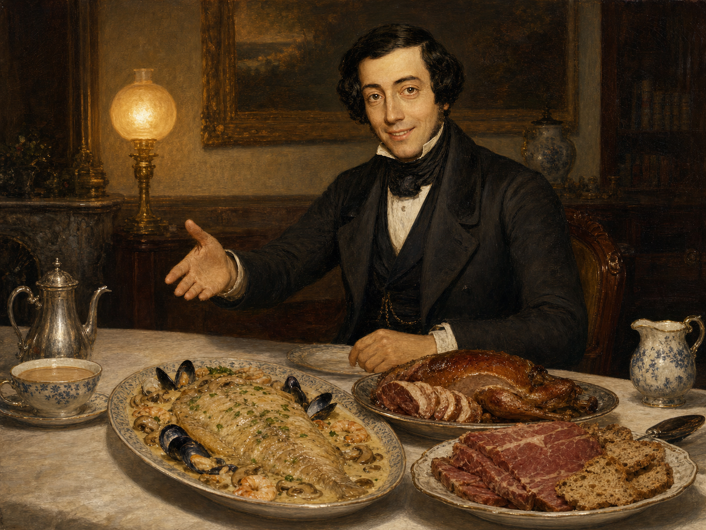 Alexis de Tocqueville à table