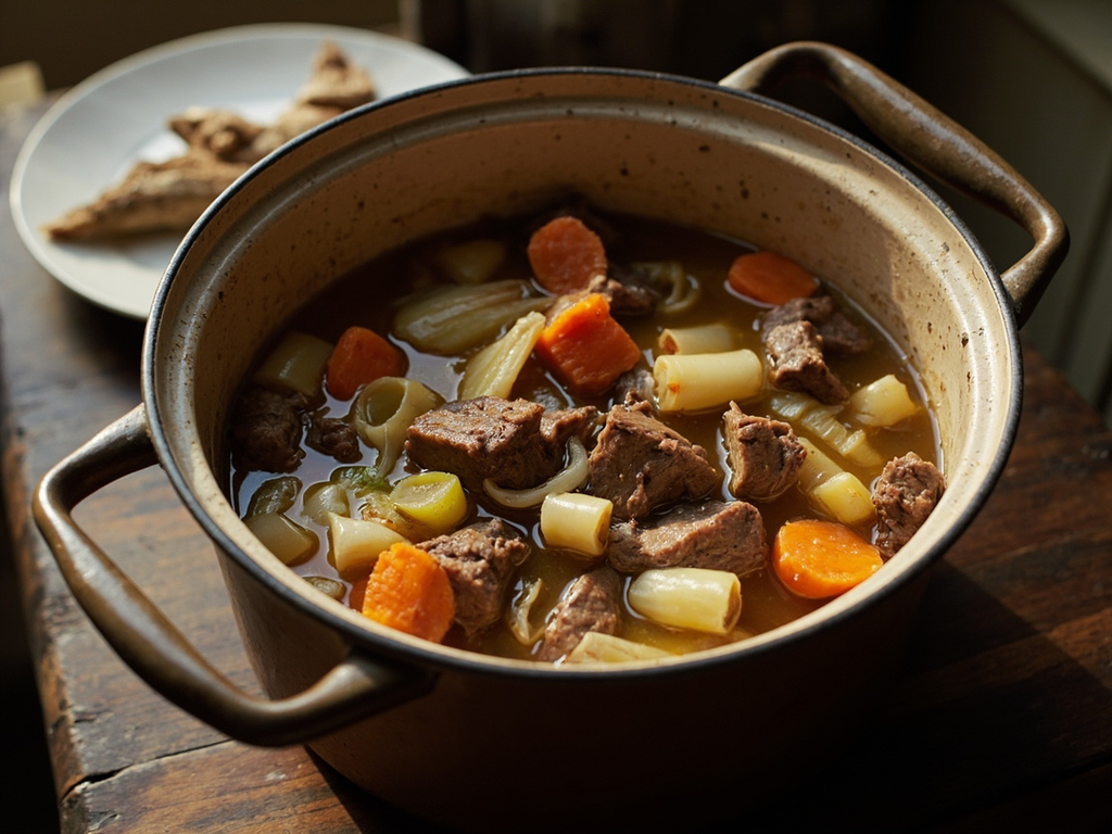 Pot-au-feu bourgeois et son bouilli