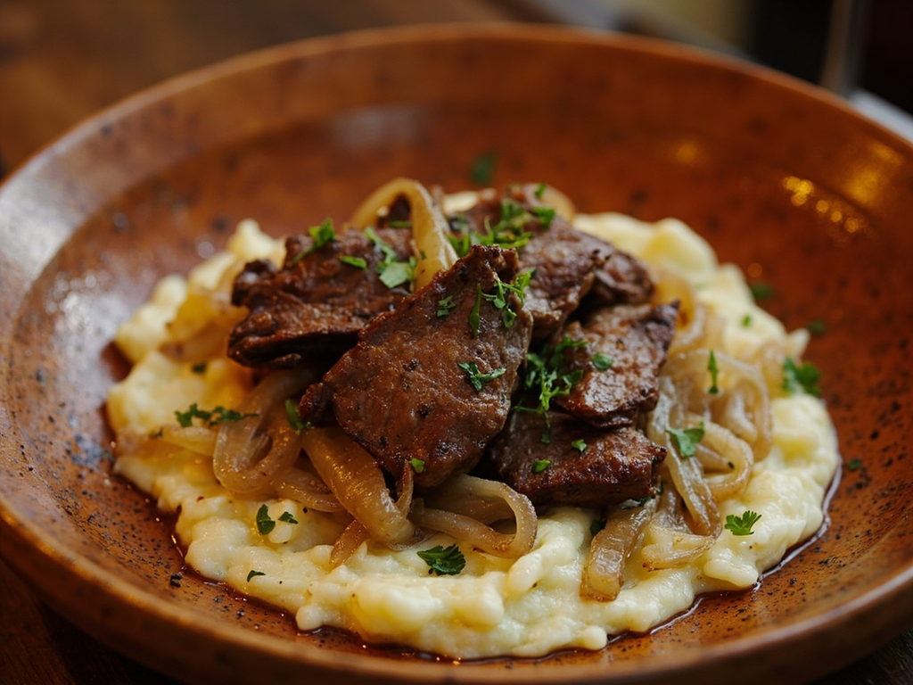 Calf's Liver Venetian Style (Fegato alla Veneziana)