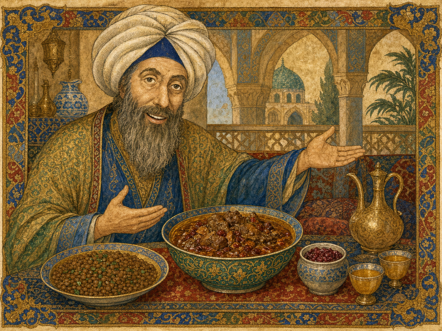 Alhazen at the table