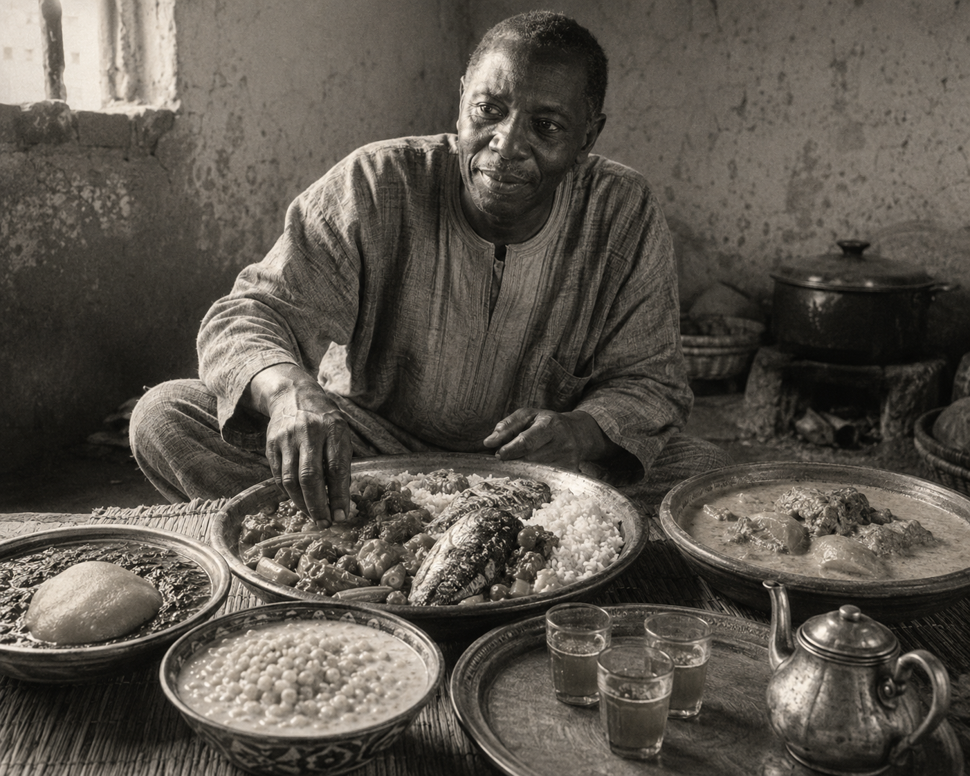 Ali Farka Touré à table