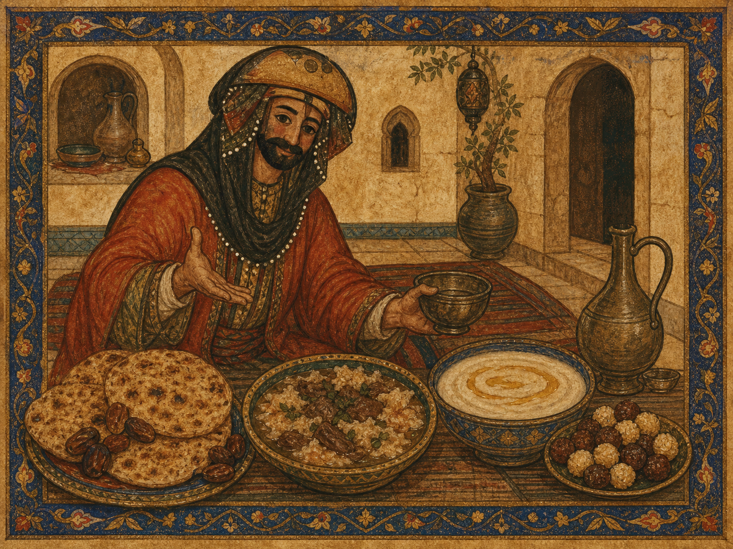 Ali ibn Abi Talib à table
