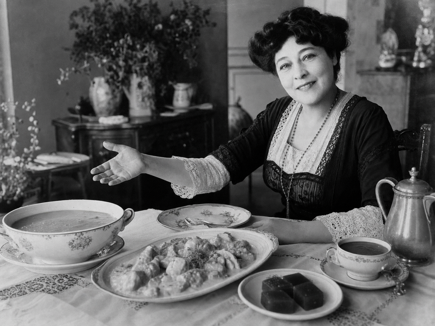 Alice Guy à table