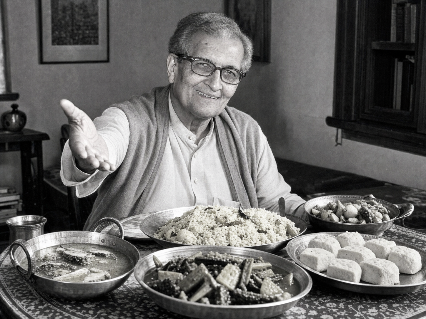 Amartya Sen à table