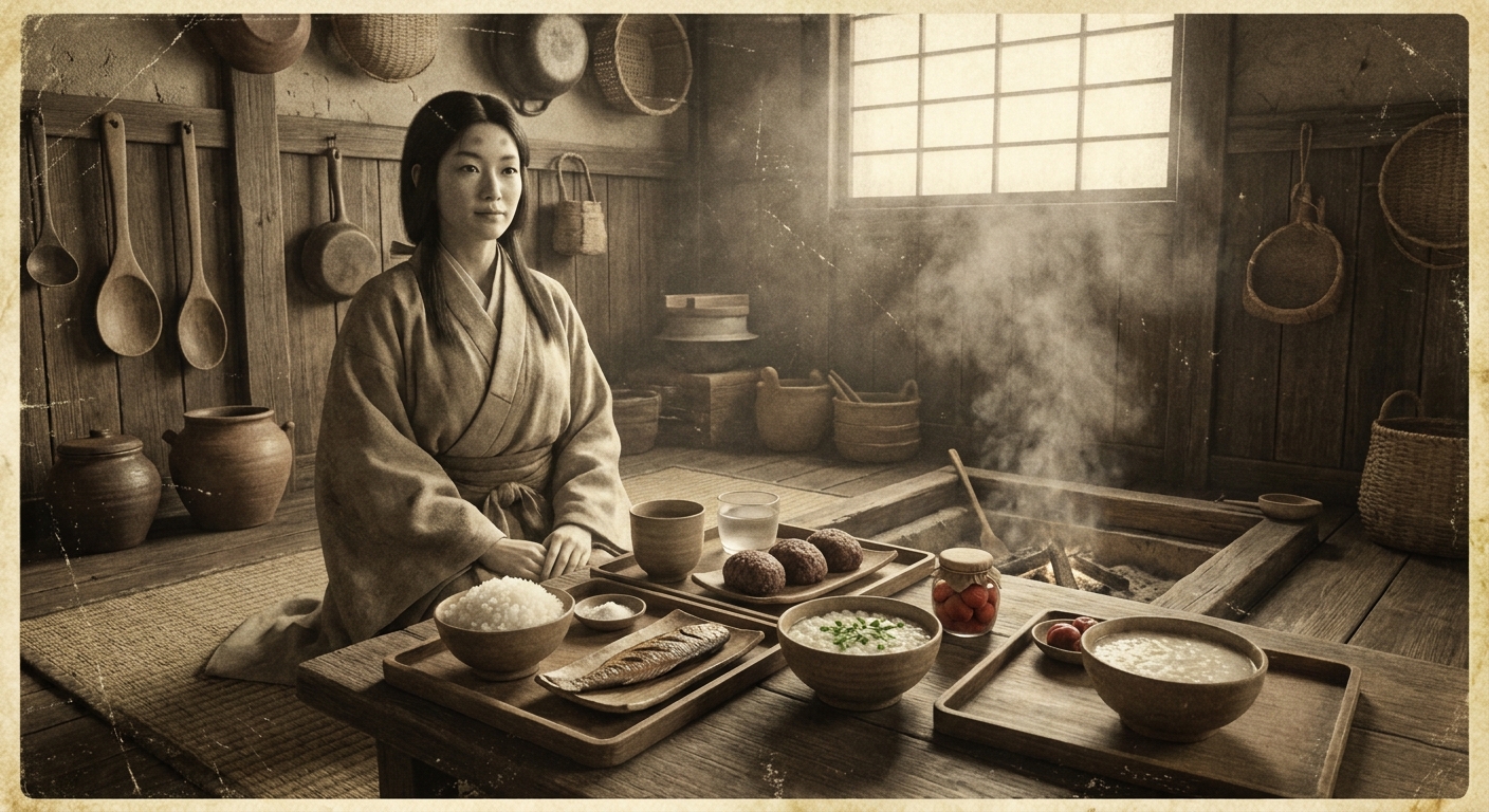 Amaterasu at the table