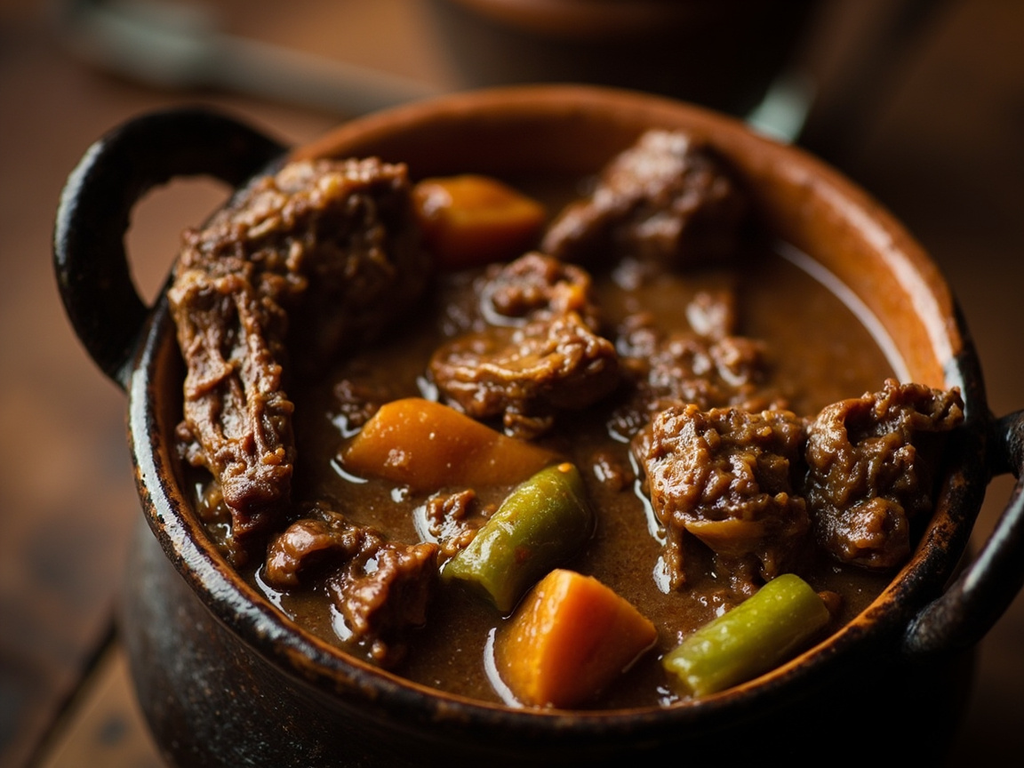 Miyar nama da dawadawa (sauce de fête au mouton et néré fermenté)